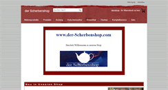 Desktop Screenshot of der-scherbenshop.com